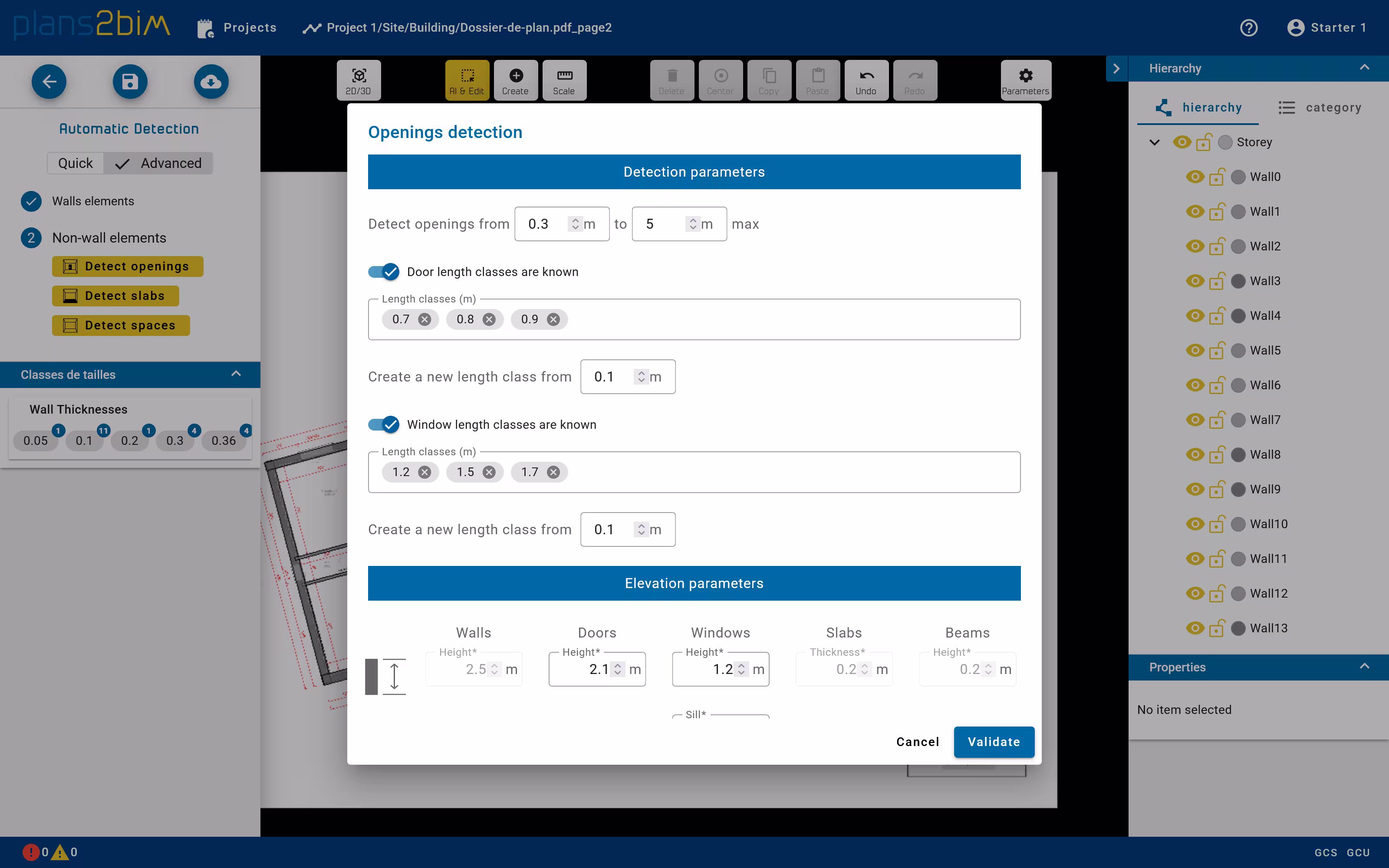 Detection by category