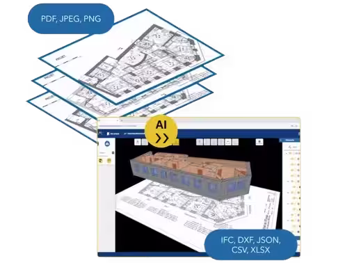 2d plan to 3d bim in revit